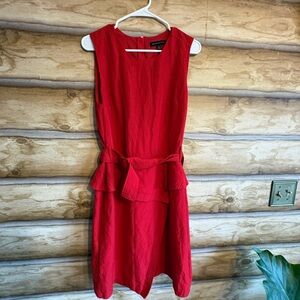Banana Republic Vibrant Red Midi Dress
